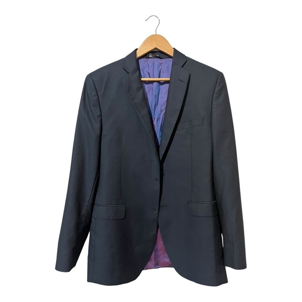 Ermenegildo Zegna Suit Jacket Trim Fit 5362 Red Label Wool Size 40 Drop 6L READ